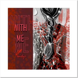 WITH ME RED Posters and Art